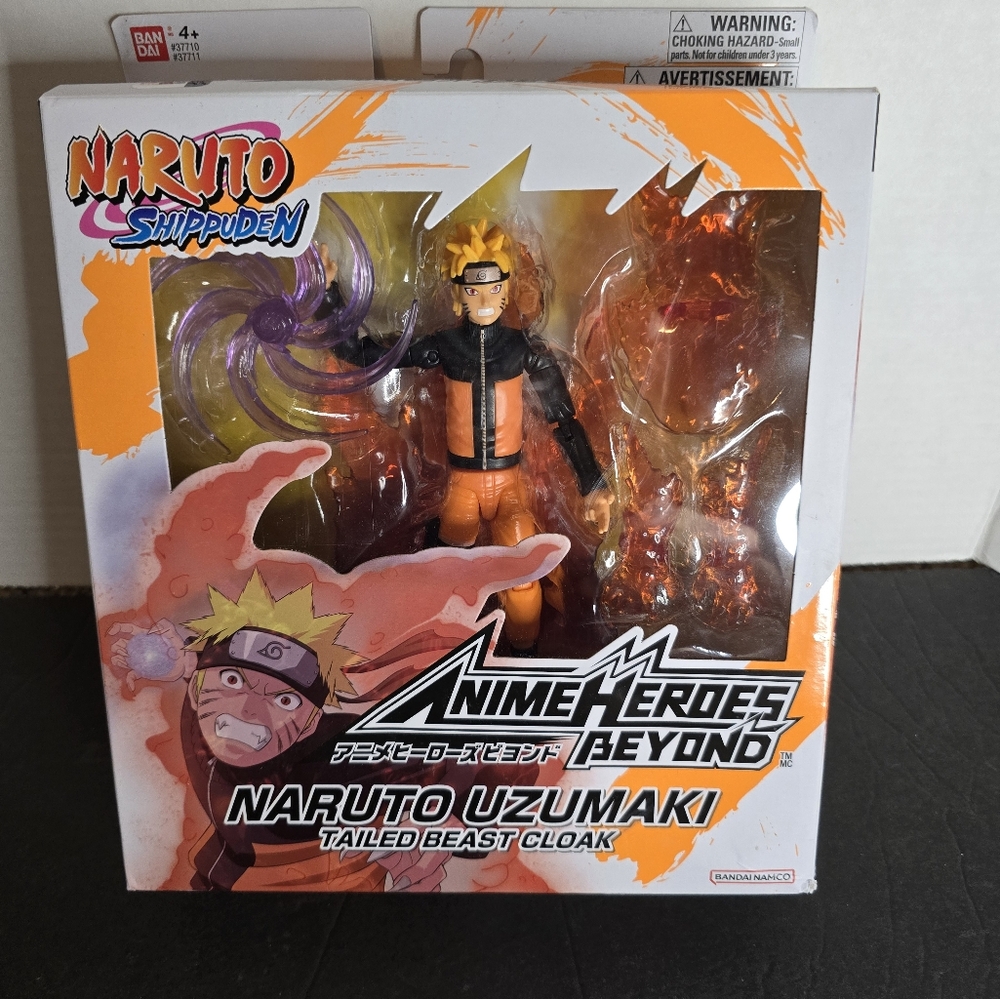 Naruto Uzumaki Tailed Beast Cloak Anime Heroes Beyond Naruto Shippuden NIB